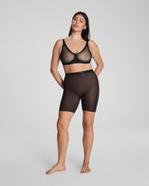 SPANXsupersmoothâ„¢ SheerSense Mid-Thigh Short | Very Black